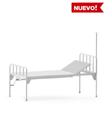 Cama de aislamiento cabecera móvil (manivela)