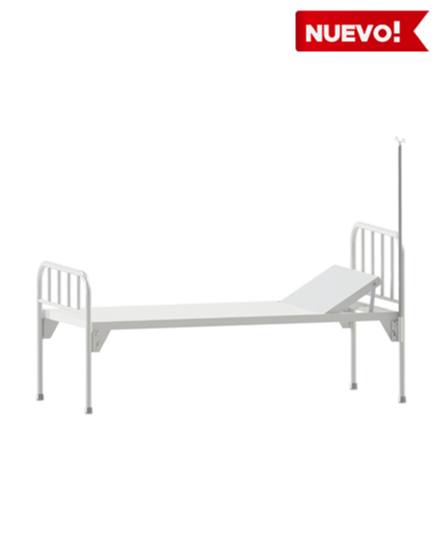 Cama de aislamiento cabecera móvil  (cremallera)