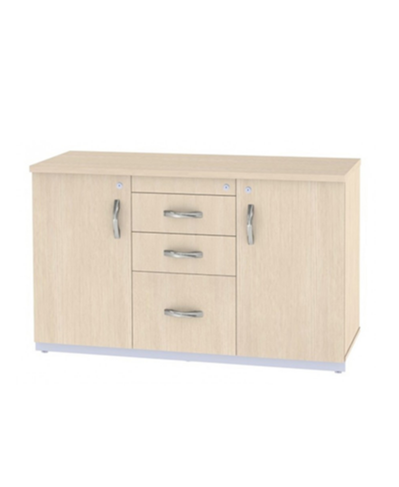 Credenza doble con 3 cajonera